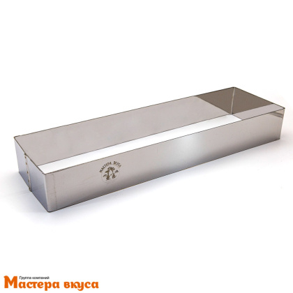 Форма-резак Прямоугольник 370*110, h50 мм (нерж.сталь) ВЕНТСАР