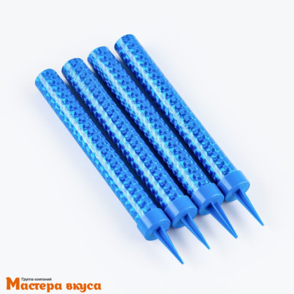 Фейерверк, холодный фонтан 12 см, ГОЛУБЫЕ ИСКРЫ, цветное пламя, упак 1 шт