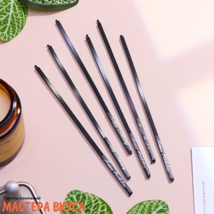 Свечи высокие Happy Birthday ФИОЛЕТОВЫЙ МЕТАЛЛИК, (набор 6 шт), h-15см