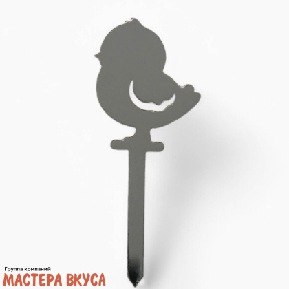 Топпер акриловый   ЦЫПЛЕНОК, 5,7*2,5см