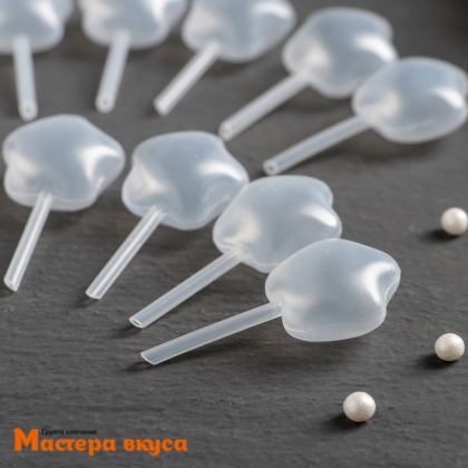 Пипетки для соуса "Звезда", 1,5*6,5 см, 4 мл, в наборе 12 шт