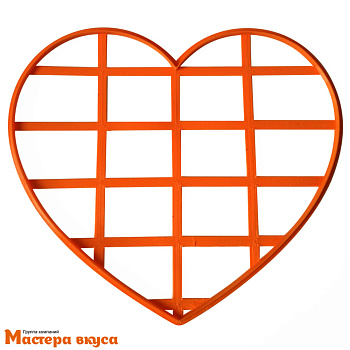 Вырубка пластик для торта СЕРДЦЕ, 25см