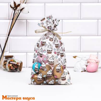 Пакет для сладостей 20*35 см, "Куличи" 