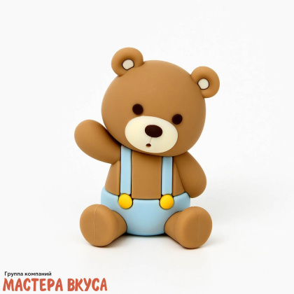 Декор для торта "МИШКА МАЛЬЧИК" 6*3*8см
