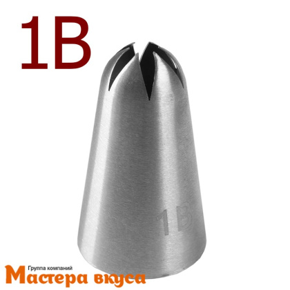 Насадка стальная ЗВЕЗДА закрытая  6 лучей, 29*48 мм, 1В