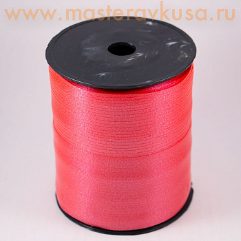 Лента декоративная, КРАСНАЯ, 5 мм, (катушка ~500м)