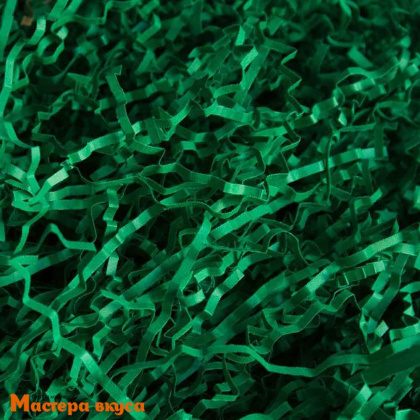 Бумажный наполнитель декоративный, ИЗУМРУД, 50 гр