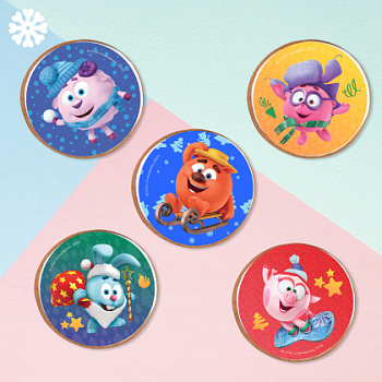 Фотопечать Смешарики, для печенья, № 98