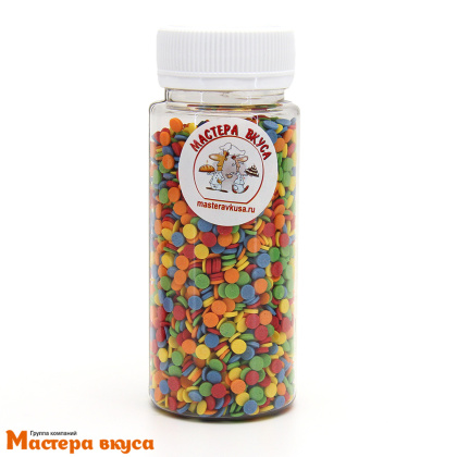 Посыпка КОНФЕТТИ яркие, 75 гр