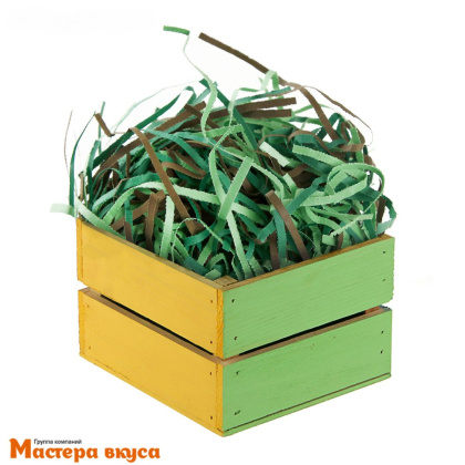 Бумажный наполнитель декоративный,  Микс ХАККИ (милитари), 50 гр 