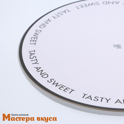 Подложка 2 мм, D280 мм СТИЛЬ/белая  