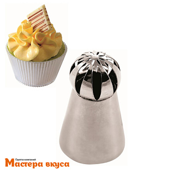 Насадка стальная СФЕРА, 22мм  (BX0102/5) 