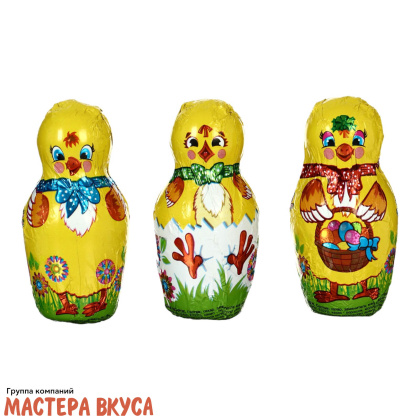 Декор из шоколадной глазури "Забавный цыпленок" ~7,5см 