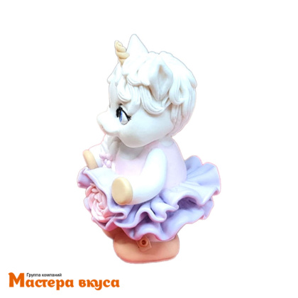 Молд силиконовый  3D МИЛАШКА-ЕДИНОРОГ, изд 5*h8,3 см (шоколад~70гр)