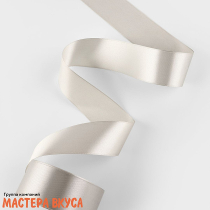 Лента декоративная, БЕЛАЯ  "Снежинки", 5 мм, (катушка ~200м)