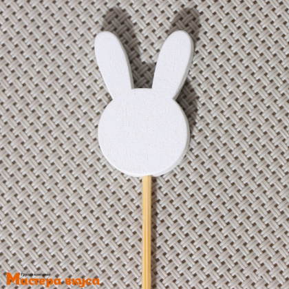 Шпажки "Зайчики", дерево, 12 см (набор 25 шт)