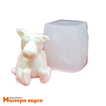 Молд силиконовый  3D ВОЛК - ТЫ ЗАХОДИ, ЕСЛИ ЧТО, изд 5,5*4,9 см (шоколад~65гр) 