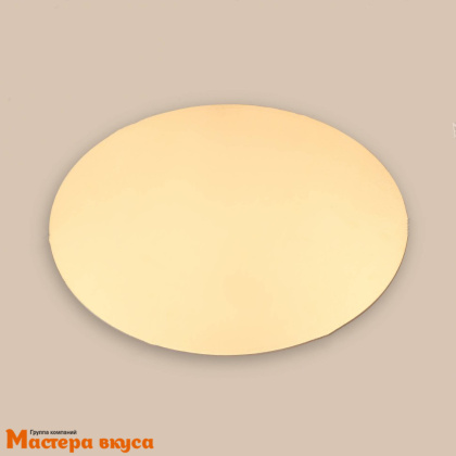 Подложка 2,5 мм, D160 мм односторонняя золото