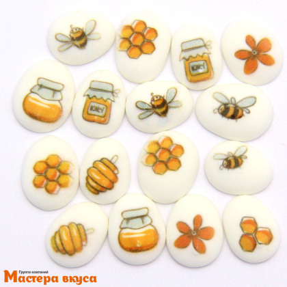 Сахарные медальоны  мини МЕДОВИК, ~13 гр 