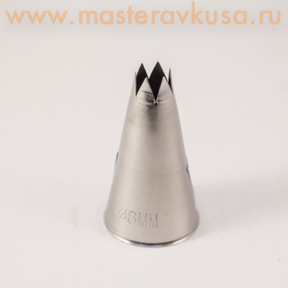 Насадка стальная ОТКРЫТАЯ ЗВЕЗДА,  8 мм, (BS108)