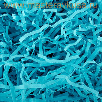 Бумажный наполнитель декоративный, СВЕТЛО-СИНИЙ, 50 гр