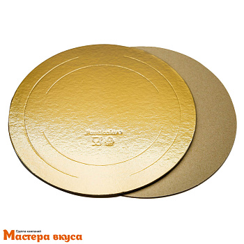 Подложка 1,2 мм, D280 мм односторонняя золото