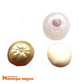 Молд силиконовый  3D МАНДАРИН, изд d5 см (шоколад~65гр) 