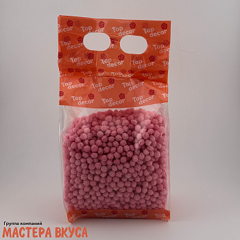 Посыпка САХАРНЫЕ ПОМПОНЫ розовые, 300 гр