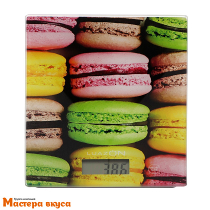 Весы электронные кухонные, до 7кг, LuazON "Макаруны"