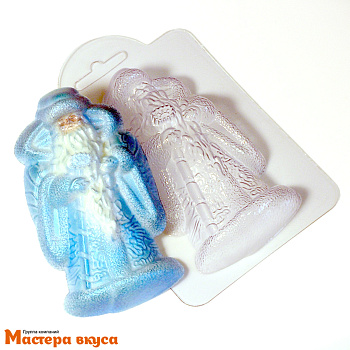 Форма для шоколада пластиковая (НГ) ДЕДУШКА МОРОЗ 110*60*25 мм