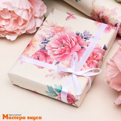 Бумага упаковочная "Цветочный образ", 40*60 см