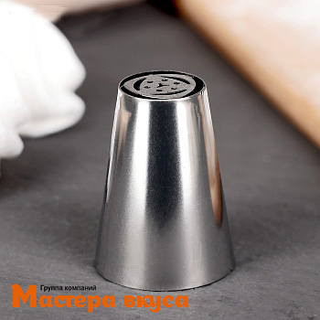 Насадка стальная ТЮЛЬПАН №2,  d-30мм, вых.18мм, h-40мм ++