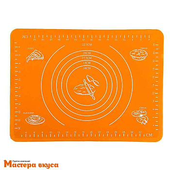 Коврик силиконовый с разметкой 38*28 см "Эрме"