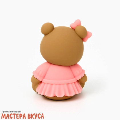 Декор для торта "МИШКА ДЕВОЧКА", 6,2*3*7,8см