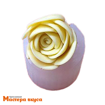 Молд силиконовый  3D РОЗА, изд d32 мм h25мм (~18гр)