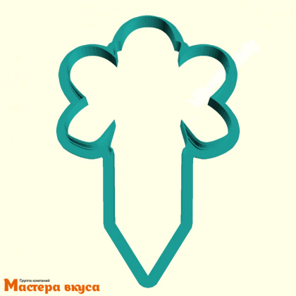 Вырубка пластик КАРАНДАШ С БАНТИКОМ 2, 9 см