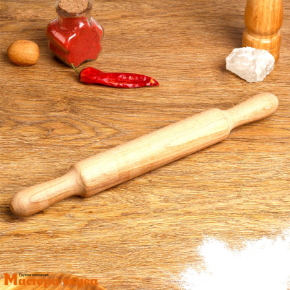 Скалка БУК, 35-36 см d=4см (раб.часть 19,5см)