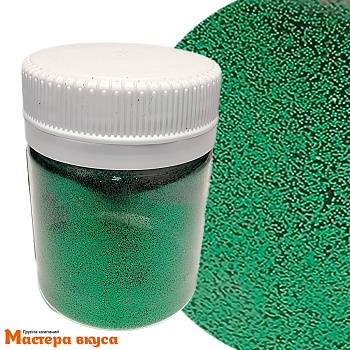 Пищевые блёстки (глиттер) Иран, ЗЕЛЕНЫЙ, 5 г