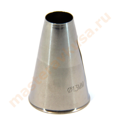 Насадка стальная РОВНАЯ ТРУБОЧКА, d-13 мм,  (BT213)