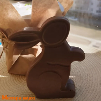Форма для шоколада пластиковая КРОЛИК 3D 13,5*13 см