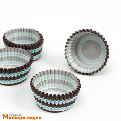 Капсула бумажная для конфет, d-3,5см  h-2см, СЛАДОСТЬ, (миниупак ~20-25 шт)