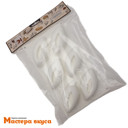 Форма силиконовая Dolce ЛОТОС, (6 ячеек), для муссовых десертов (Италия)
