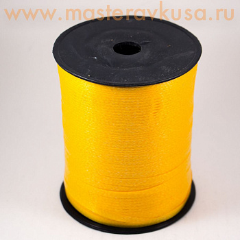 Лента декоративная, ЖЕЛТАЯ, 5 мм, (катушка ~500м)