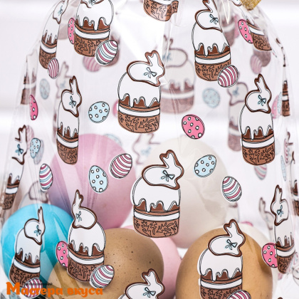 Пакет для сладостей 20*35 см, "Куличи" 