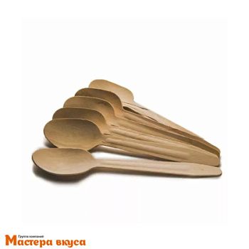 Ложка деревянная 14 см, (упак 10 шт) 