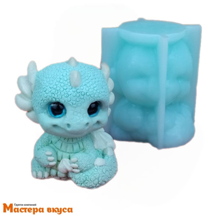 Молд силиконовый  3D ДРАКОША САРА, изд 4,9*4,2*h5,6 см (шоколад~50гр) 