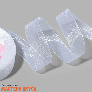 Лента капроновая, БЕЛАЯ, 20мм, ~20м №1