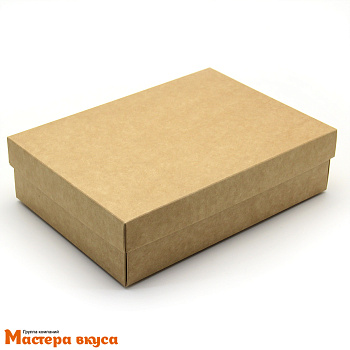 Упаковка для сладостей крышка/дно 210*150*50 мм (крафт)