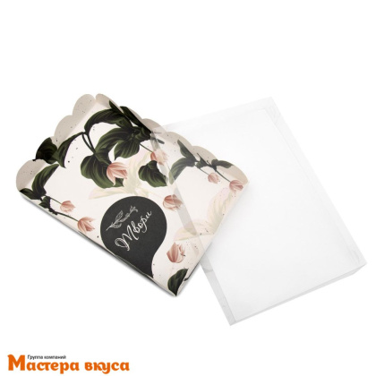 Упаковка для пряников и печенья с прозр. крышкой 220*150*30 мм  (Твори)