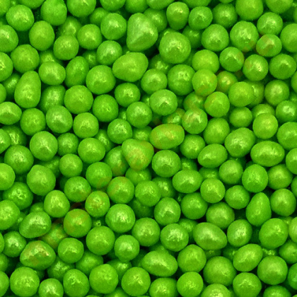 Посыпка Шарики зерновые Жемчуг  ЗЕЛЕНЫЙ (5-7мм) в сахарной глазури, 70 гр